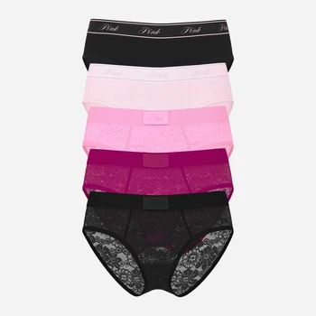 Набор трусиков хипстеров женских Victoria's Secret 993527886 XS 5 шт Разноцветный (1159852857)
