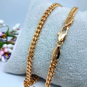 Цепочка Xuping Jewelry 3мм 50см медзолото позолота 18К панцирное плетение ц796
