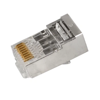 Конектор RJ45 прохідний екранований Simply45 S45-1550 Cat5e STP (50 шт)