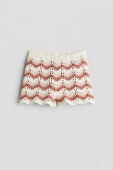 Шорти H&M 1275149-1 68см біло-рожевий