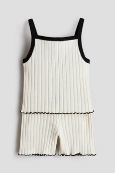 Шорти H&M 1122926 122-128см молочний
