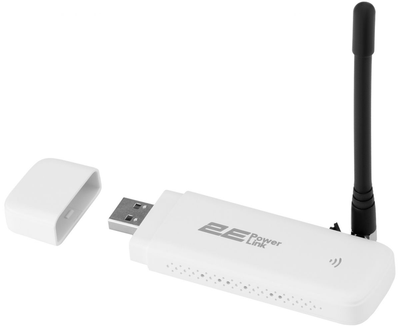 Wi-Fi роутер 2E PowerLink (MiFi-1 2024) LTE Wi-Fi4 1xUSB 1xCRC9 White