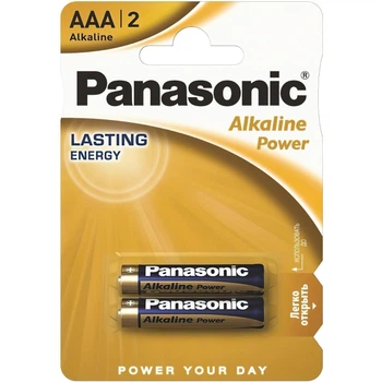 Батарейка Panasonic ALKALINE POWER лужна AAA 1.5В 2 шт (LR03REB/2BP)