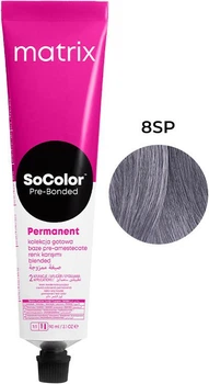 Крем-краска для волос Matrix SoColor Pre-Bonded 8SP светлый блондин серебристый жемчужный 90 мл