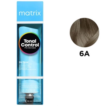 Гелевый тонер-краска Matrix на кислотной основе Tonal Control Pre-Bonded Acidic Gel Toner 6A Светлый пепельный шатен 90 мл