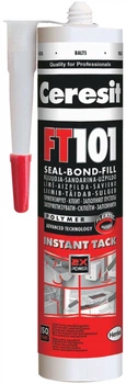 Клей ущільнювальний Ceresit 51408114 FT101 280 мл Білий (4015000428125)