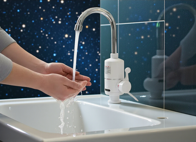 Проточний водонагрівач Delimano RX-004 3000 W 60°C Кран бойлер для кухні, дачі