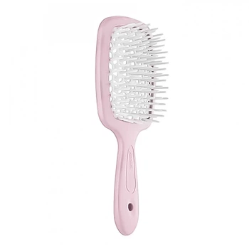 Щетка для волос розовый с белым SMALL SUPER BRUSH Janeke 8006060650362