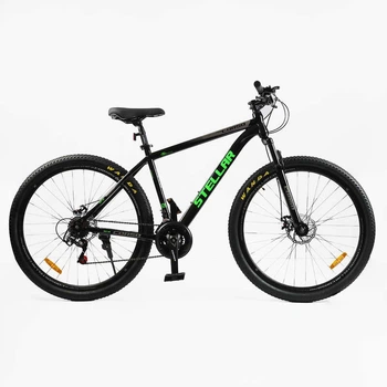 Велосипед двоколісний спортивний Corso SR-29598 «Stellar» (колеса Ø29"/гума, рама: 19"/сталь, швидкостей: 21, обладнання SunRun)