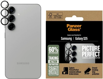 Захисне скло Panzer Glass PicturePerfect Lens Protector для Samsung Galaxy S25 Transparent (PGRPIPEG38388)