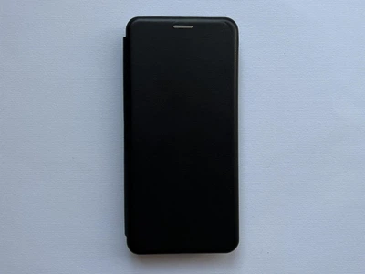 Защитный чехол-книжка Baseus для Xiaomi Redmi 15C черный, из матовой искусственной кожи со слотами для карт