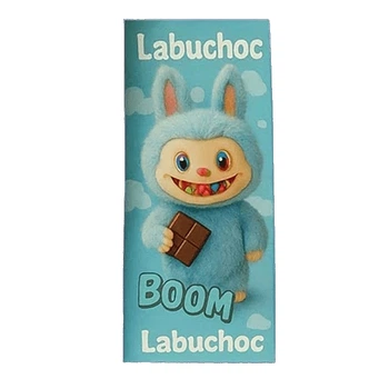 Шоколадный батончик Лабубу Labuchoc Blueberry Creme Черничный крем 75г