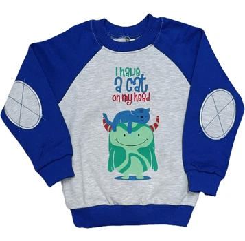 Джемпер із начосом на хлопчика Bembi ДЖ 171 86 см синій