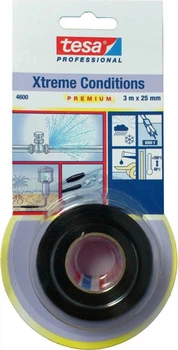 Cамовулканізуюча стрічка силіконова TESA Professional 4600 Xtreme Conditions 3 м x 25 мм Чорна (04600-00004-00)