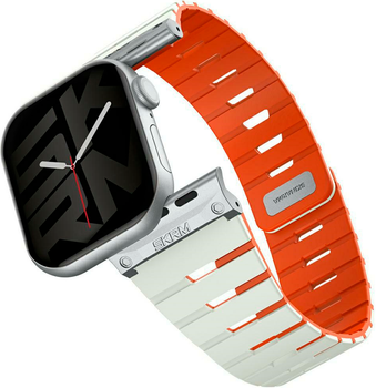 Ремінець Skinarma Gemini для Apple Watch 42/41/40 mm Mint/Orange (8886461247497)