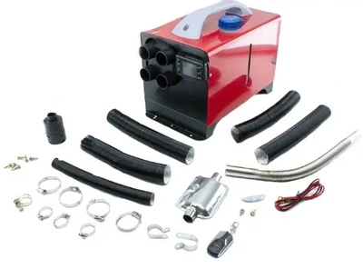 Автономний дизельний опалювач WinHot 5 кВт (Сухий фен / Вебасто), 12В/24В/220В, для авто, гаража, приміщення, з пультом ДК