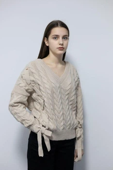 Жіночий светр TMC 61-21 UNI SIZE M бежевий