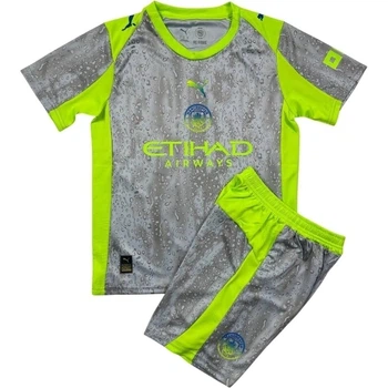 Футбольна форма Манчестер Сіті (Manchester City) 2025-2026 резервна сіро-салатова M F0432
