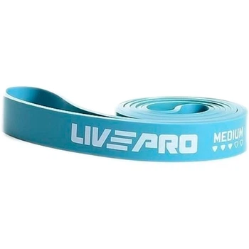 Эспандер-петля для подтягивания LivePro SUPER BAND MEDIUM голубой LP8410-M