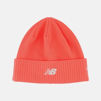Оранжевая шапка New Balance Striped Knit Hat (LAH01153URR)