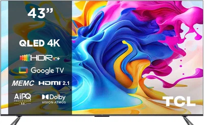 Телевізор TCL QLED 43" 43C645 (T2402004426) - Уцінка
