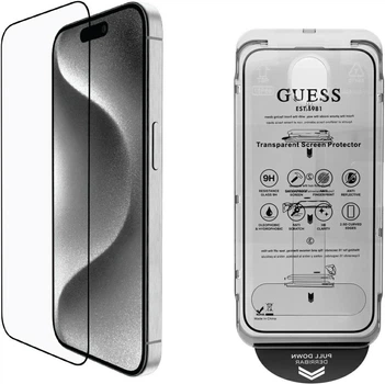 Гібридне скло Guess BP Rhinestone 2in1 Screen Protector and Camera Lens Set для Apple iPhone 16 Pro Max Silver (3666339364861)
