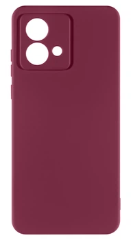 Панель Soft Silicone Case для Motorola G84, Бордовий
