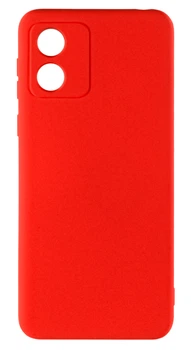 Панель Soft Silicone Case для Motorola E13, Червоний