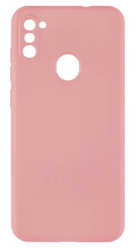 Панель Soft Silicone Case для Samsung A11 / M11, Рожевий