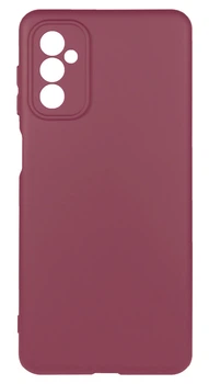 Панель Soft Silicone Case для Samsung M52, Бордовий