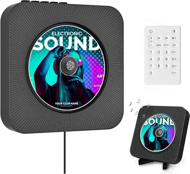 Настенный CD-проигрыватель Kecag KC-808 с Bluetooth и пультом ДУ - Б/У