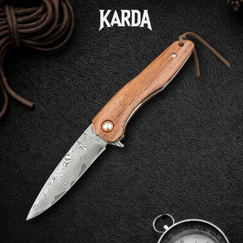 Ніж Складаний Karda J245 Damascus