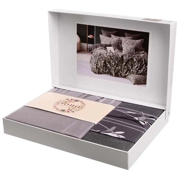 Комплект постельного белья Soho евро 200x230 см Centro Graphite