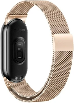 Ремінець Beline Magnetic для Xiaomi Smart Band 10/9/8 Rose Gold (5906849664005)