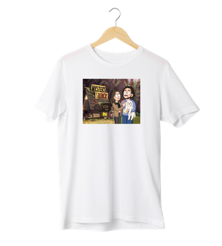 Футболка Ponty Shop з вашим фото «Гравіті фолз» - Білий - XL