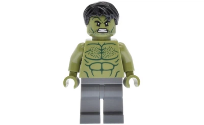 Конструктор LEGO Hulk - Minifigure, Dark Bluish Gray Legs 1 деталей (sh1013)