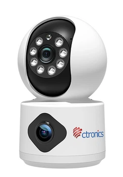 Камера видеонаблюдения XO CR07 Dual 360° WiFi, две линзы, ночное видение, двусторонний звук