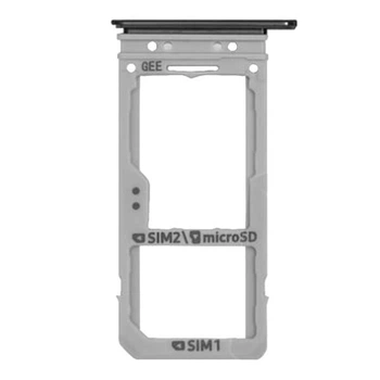 Тримач SIM-картки Samsung G950FD Galaxy S8 / G955 Galaxy S8 Plus, Чорний - 164085
