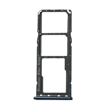 Держатель SIM-карты Samsung A750 Galaxy A7, С разъемом на карту памяти, Черный - 190225