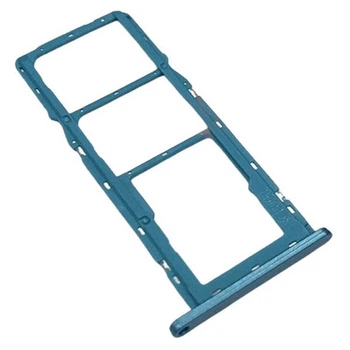Держатель SIM-карты Nokia C21 Plus, С разъемом на карту памяти, Синий - 424860