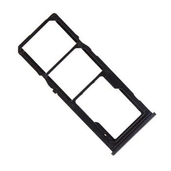 Держатель SIM-карты Samsung M305 Galaxy M30, С разъемом на карту памяти, Черный - 195346