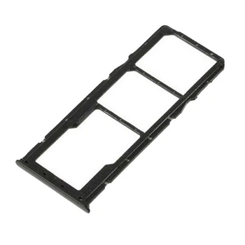 Держатель SIM-карты Huawei Enjoy 8 Plus / Y9 2018, С разъемом на карту памяти, Черный - 184262