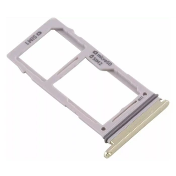 Держатель SIM-карты Samsung G970 Galaxy S10e / G973 Galaxy S10 / G975 Galaxy S10 Plus, С разъемом на карту памяти, Желтый - 608713