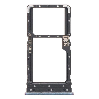 Держатель SIM-карты Motorola XT2173-3 Moto G31, С разъемом на карту памяти, Серый - 564586