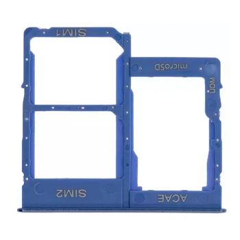 Держатель SIM-карты Samsung A415 Galaxy A41, Синий - 545626