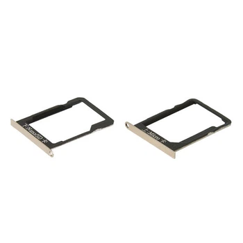 Держатель SIM-карты Huawei Ascend Mate 7, С разъемом на карту памяти, Золотой - 178575