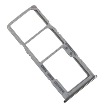Держатель SIM-карты Samsung A037 Galaxy A03s, С разъемом на карту памяти, Белый - 281126