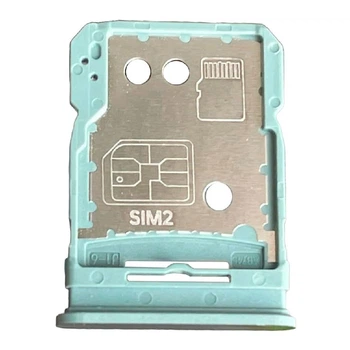 Держатель SIM-карты OPPO Realme P1, С разъемом на карту памяти, Зеленый - 574953