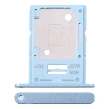 Держатель SIM-карты Samsung M156 Galaxy M15, С разъемом на карту памяти, Голубой - 626667