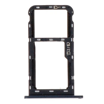 Держатель SIM-карты ZTE Blade A71, С разъемом на карту памяти, Серый - 326962
